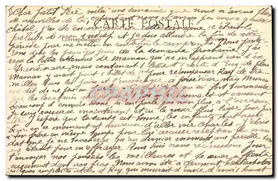 CPA Folklore d'Auvergne on vous envoie  — Verso