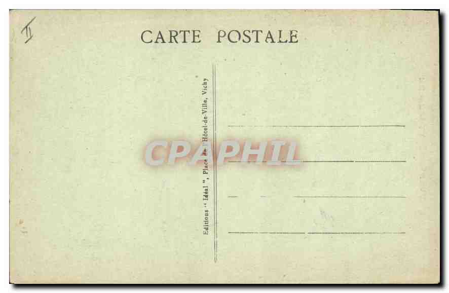 CPA Folklore L'Auvergne pittoresque vieux berger auvergnal  — Verso