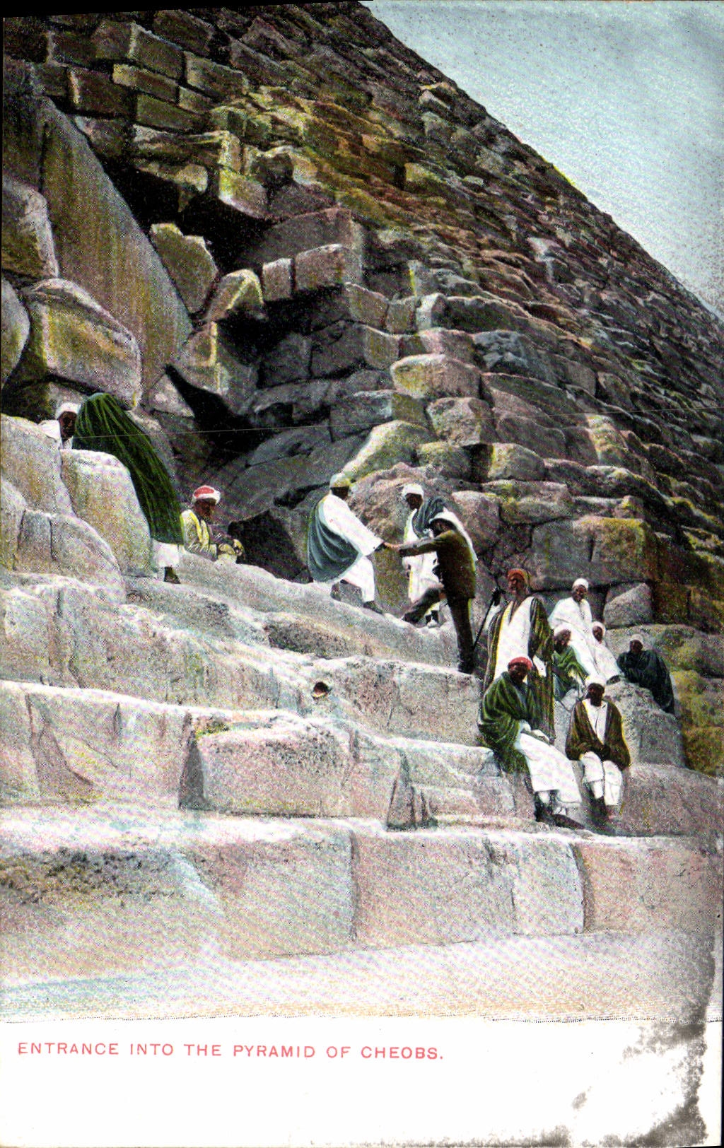 Entrance into the Pyramid of Cheobs — Lichtensten & Harari, Cairo, No 39