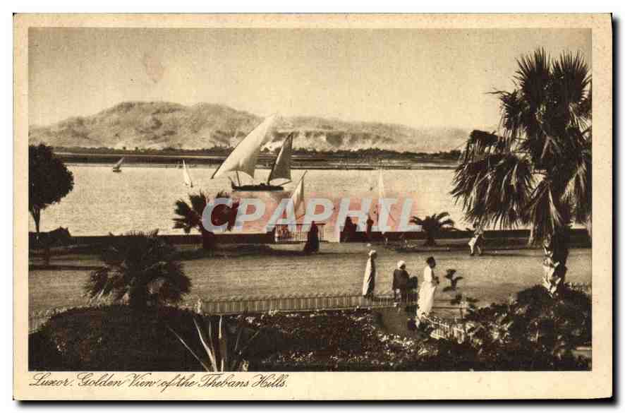 Luxor. Golden View of the Thebans Hills — Gaddis & Seif, Série 103 Nr. 271