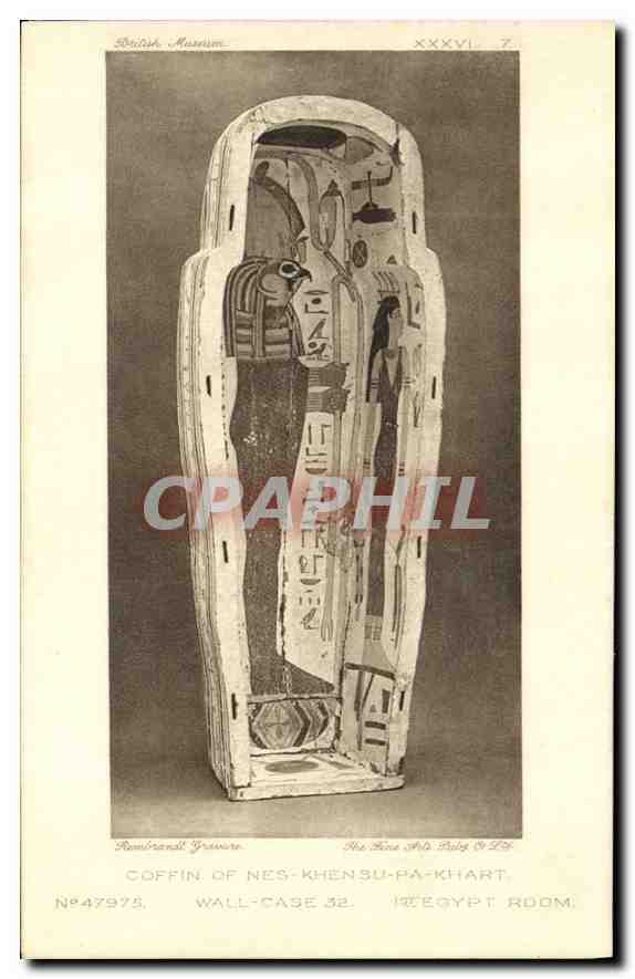 Coffin de Nes-Khen-su-Pa-Khart — British Museum, Salle 32, Égypte
