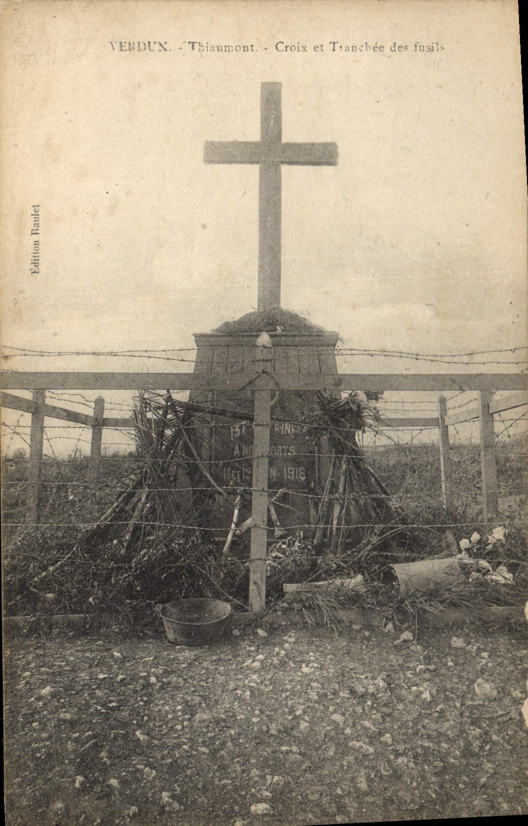 Verdun - Thiaumont - Croix et Tranchée des fusils - Édition Raulet