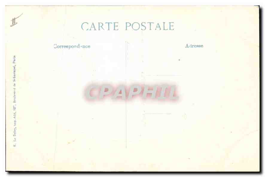 Pont de Verberie — 6ème Série — Éditeur E.P.D. — Verso