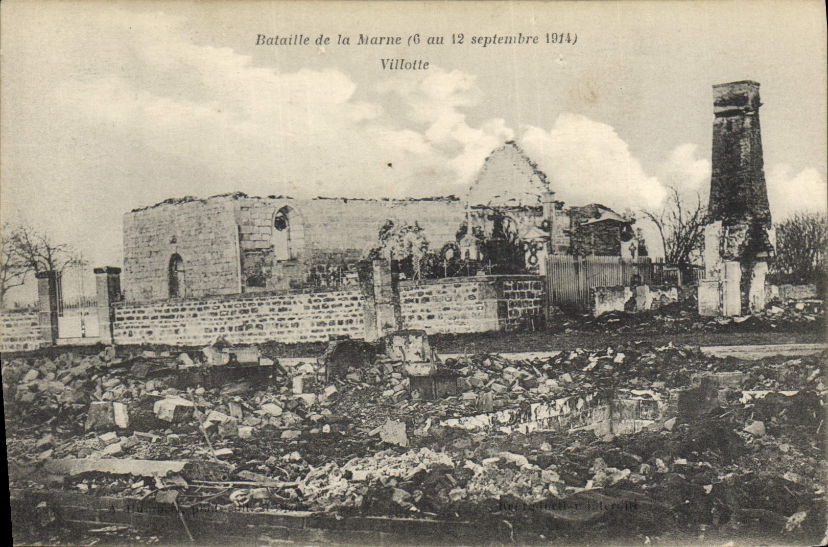 CPA Militaria Bataille de la Marne(6 au 12 septembre 1914) Villotte