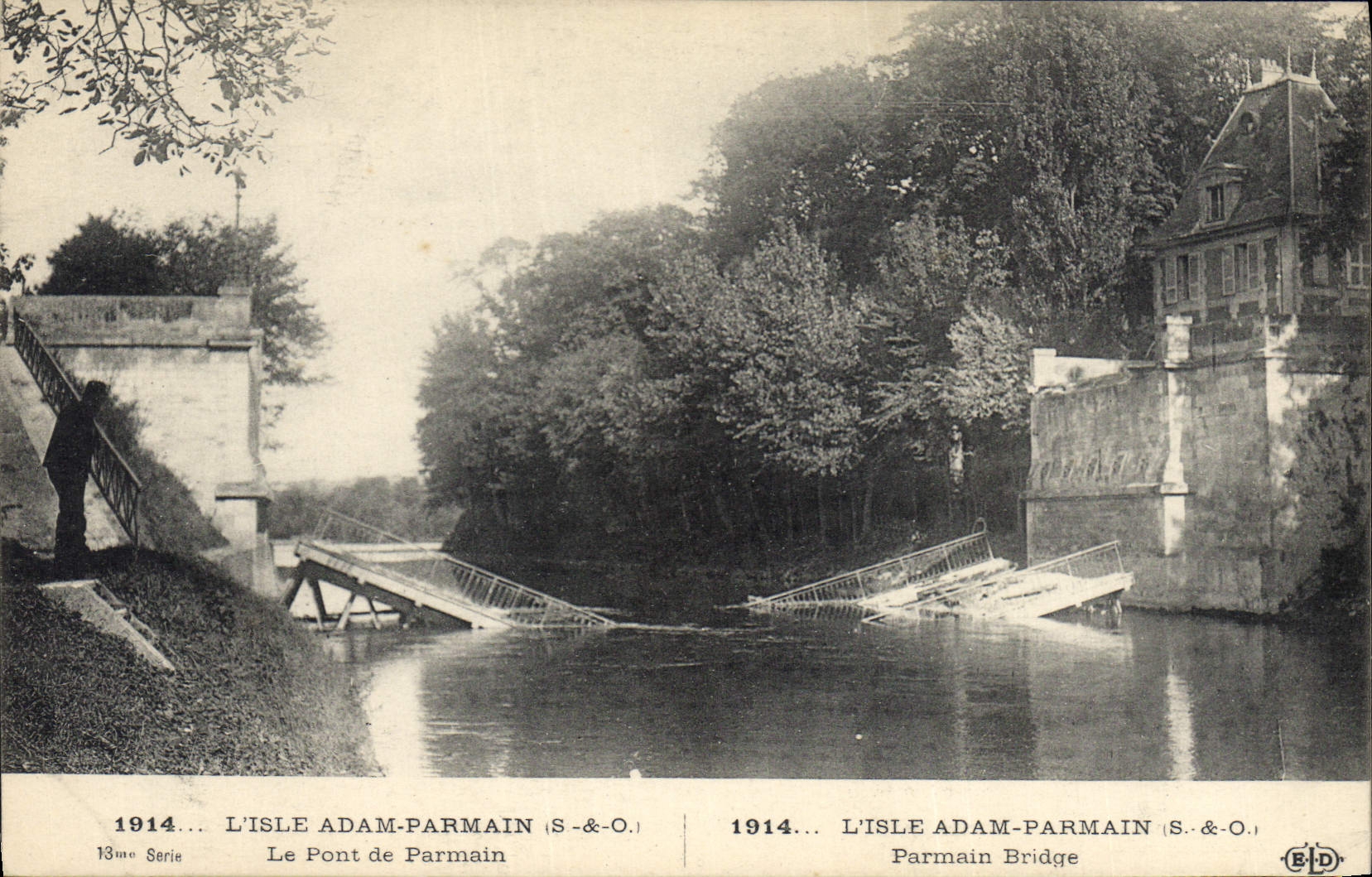 L'Isle-Adam-Parmain — Le Pont de Parmain — S.&-O. 13me Série