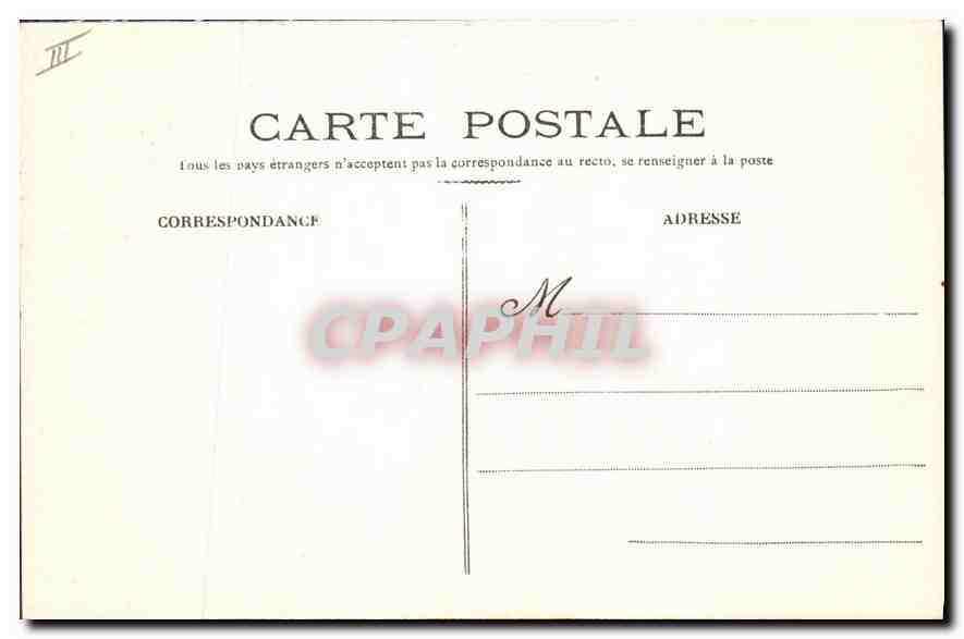 CPA St-QUENTIN.-Le Palais de Justice — Verso