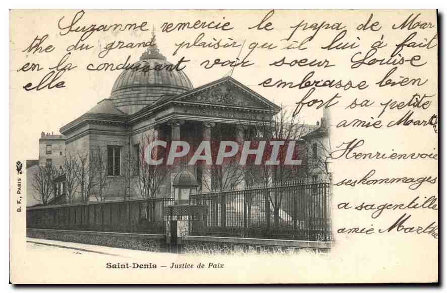 CPA Saint.Denis-Justice de Paix