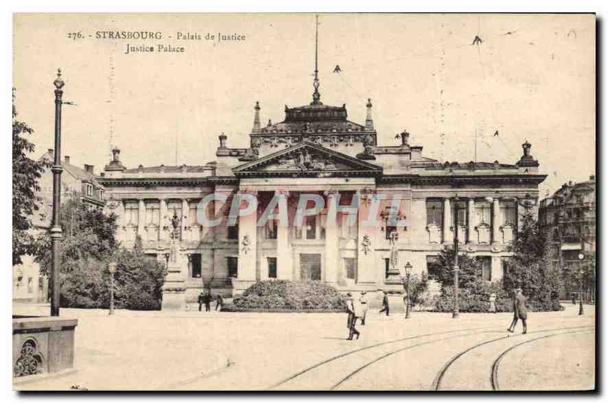 CPA STRASBOURG-LE PALAIS DE JUSTICE