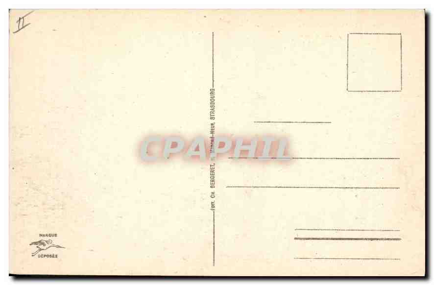 CPA STRASBOURG-LE PALAIS DE JUSTICE — Verso