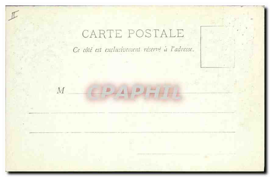 CPA SAINT ETIENNE-LE PALAIS DE JUSTICE — Verso