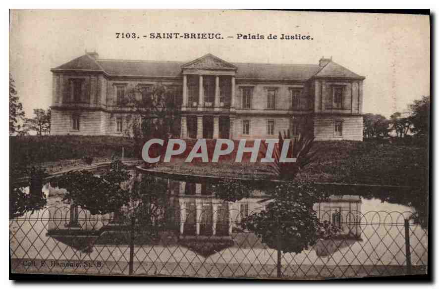 CPA SAINT-BRIEUC.- Palais de Justice