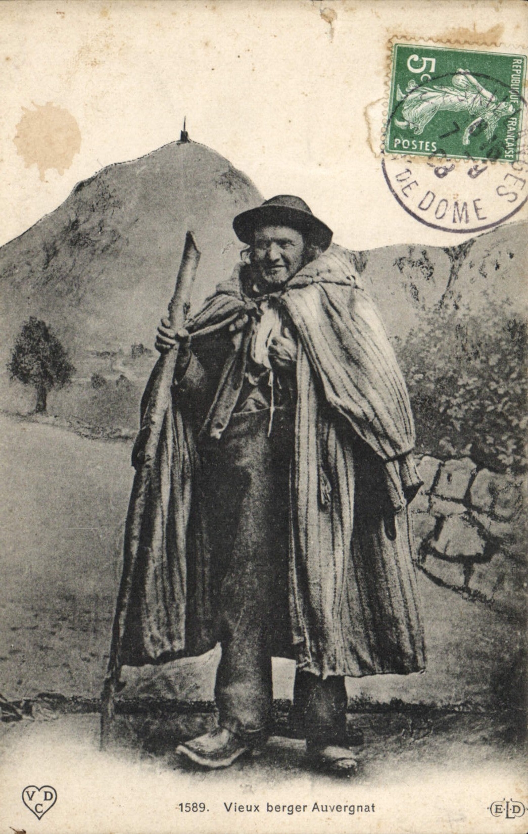 Vieux berger Auvergnat — 1589 — V.D.C. (éditeur)