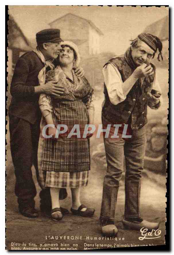 CPA Folklore L'AUVERGNE Humoristique