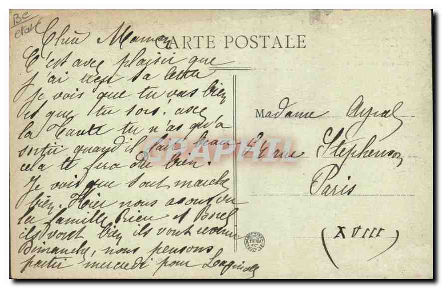 CPA Folklore EN AUVERGNE.Nos gentilles Laitières — Verso