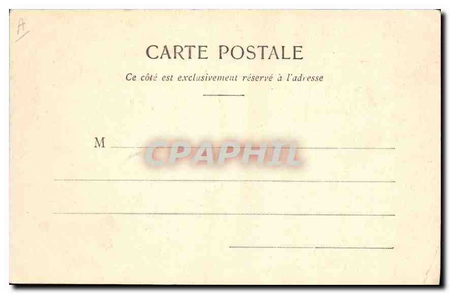 CPA Folklore La Bourrée D'Auvergne — Verso
