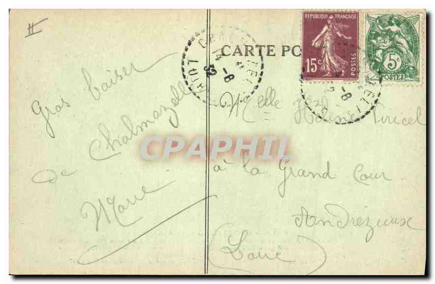 CPA Folklore NOTRE AUVRGNE Region du Puy-de-Dôme — Verso
