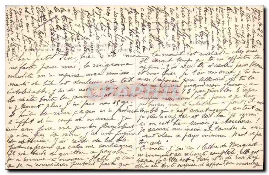 CPA Folklore L'AUVERGNE PITTORESQUE.Un brin de causette — Verso
