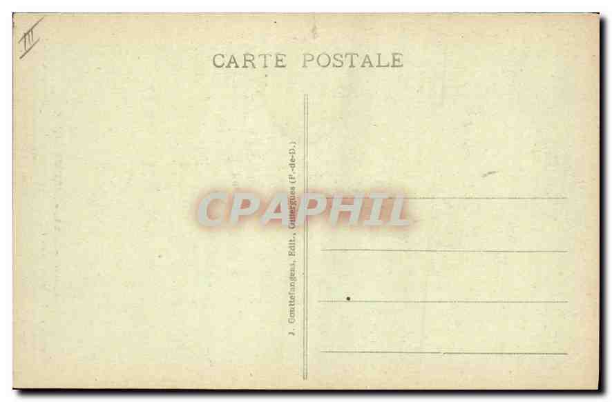 CPA Folklore 1024.-L'AUVERGNE Ane Mule — Verso