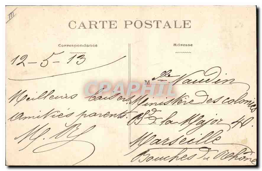CPA Folklore NOSTE OUVERGNE — Verso