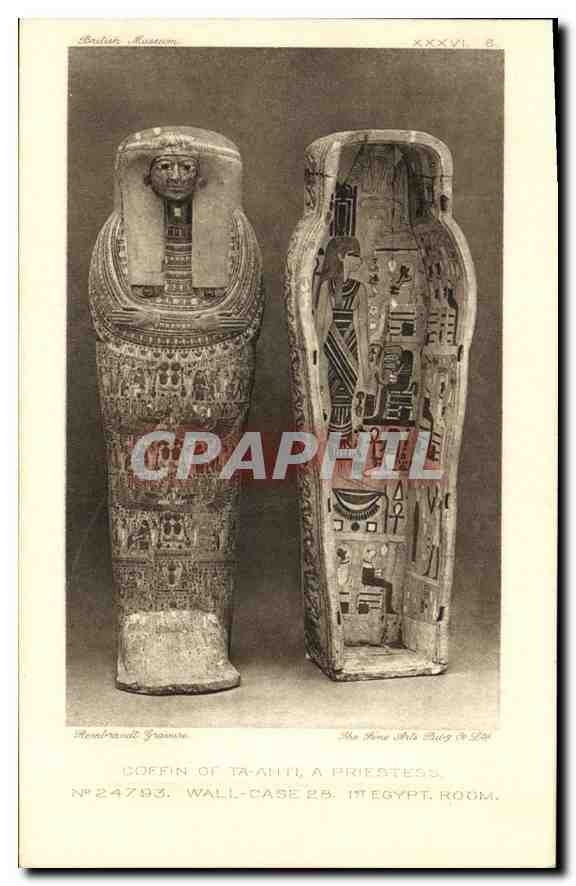 Coffin de Ta-Ahiti, une prêtresse — British Museum, Salle 25, Salle Égyptienne — Numéro 24793