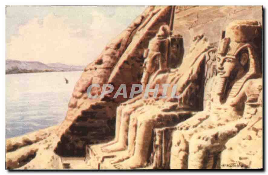Abu Simbel - Le temple rocheux de Ramsès II — éditeur Lehner & Lindtack, n° 110