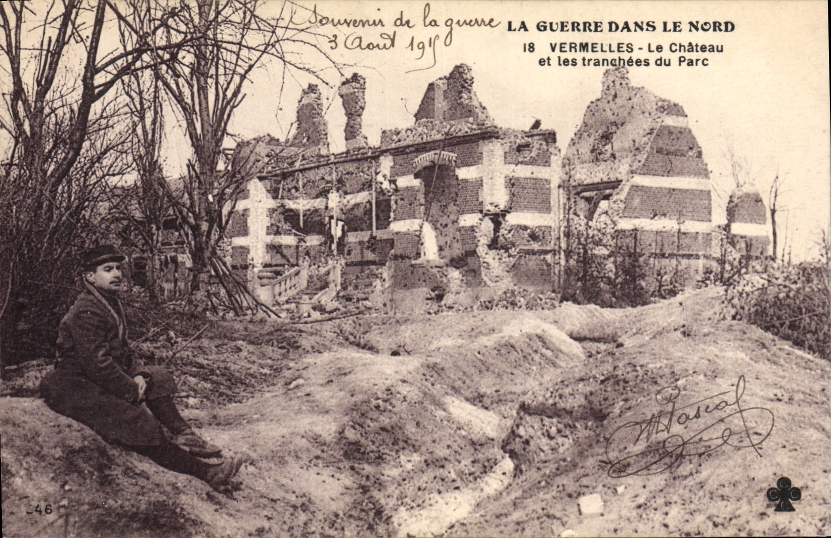 Vermelles - Das Schloss und die Schützengräben des Parks — Der Krieg im Norden, n°18