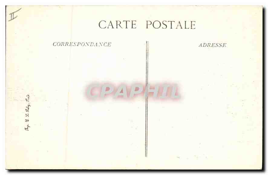 Bataille de la Marne — Sermaize-les-Bains — O.J. Gauchier Édit. Sàter-Dizho — Verso