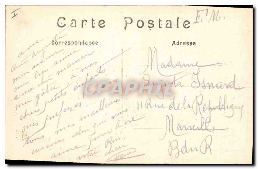 Revigny (Meuse) — Ansicht der Rue de la Paix nach dem Bombenangriff — A. Humbert, Foto, Verlag St-Dizier — Rückseite