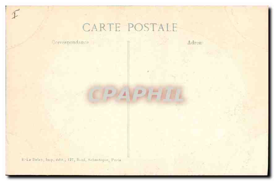 CPA Militaria 1914. Ruines de Louvain - Rue de Diest — Rückseite
