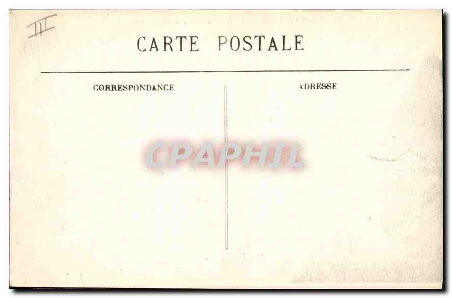 CPA THANN - Palais de Justice avec vue sur l'Engelsbourg — Verso