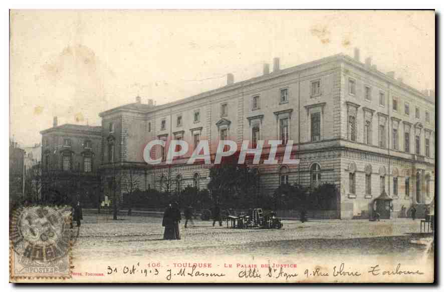 CPA TOULOUSE - LE PALAIS DE JUSTICE