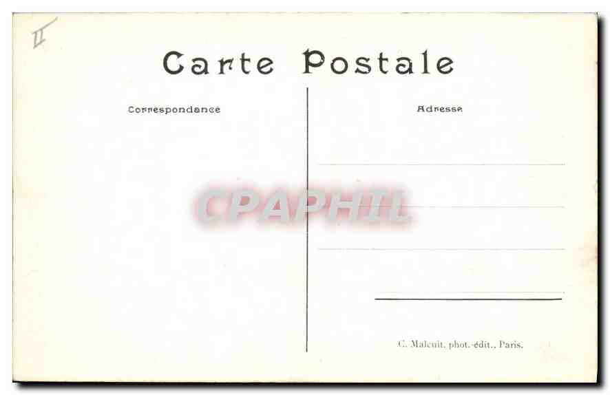 CPA TOURS - Le Palais de Justice — Verso
