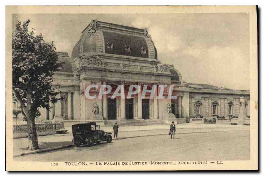CPA TOULON.-LE PALAIS DE JUSTICE(MONESTEL ARCHITECTE) 