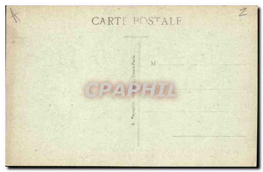 CPA TOURS - Le Palais de Justice et le Nouvel Hotel de Ville — Verso