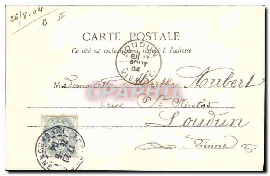 CPA TOULOUSE.-LE PALAIS DE JUSTICE — Verso