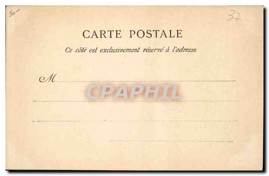 Tours — Tribunal de Commerce — Cour Intérieure — Éditeur : CPAPHIL, n° 28 — Verso