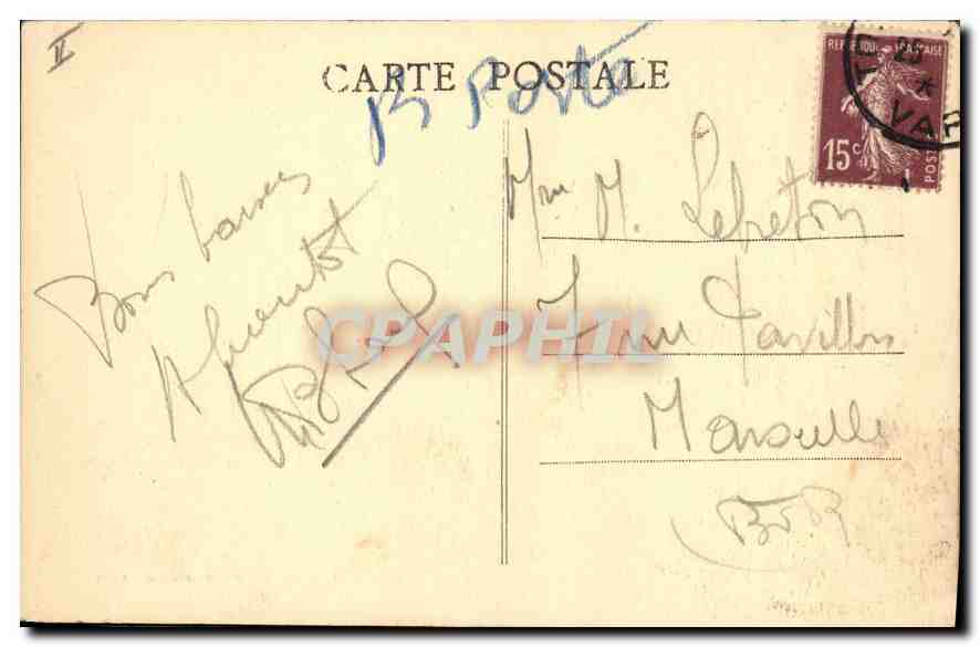 CPA TOULON - Le Palais de Justice — Verso
