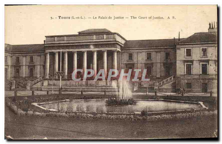 CPA Tours.- Le Palais de Justice