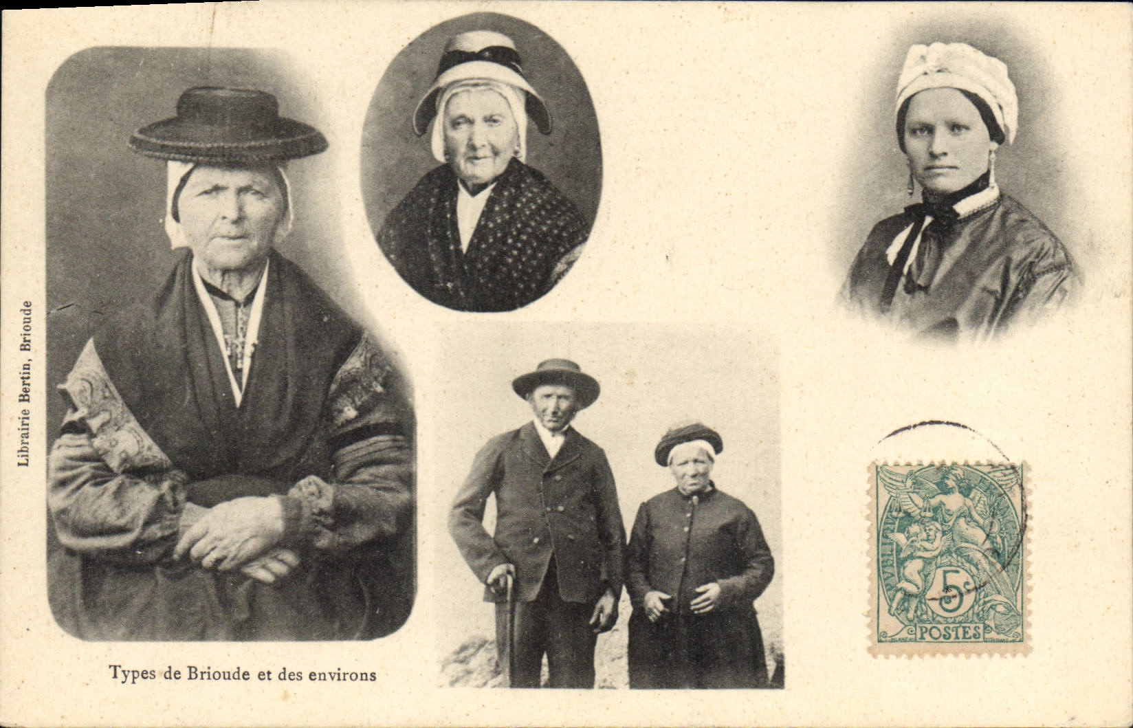 CPA Folklore Types de Brioude et des environs