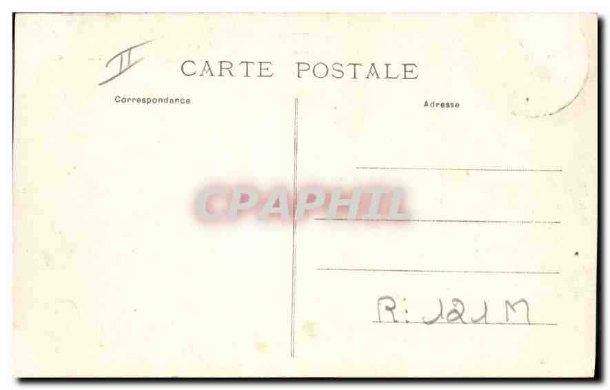 CPA Folklore LES CEVENNES PITTORESQUE LA BOURREE — Verso