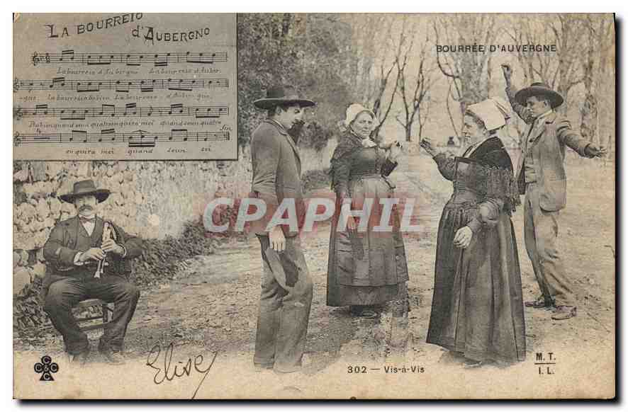 CPA Folklore L'AUVERGNE PITTORESQUE