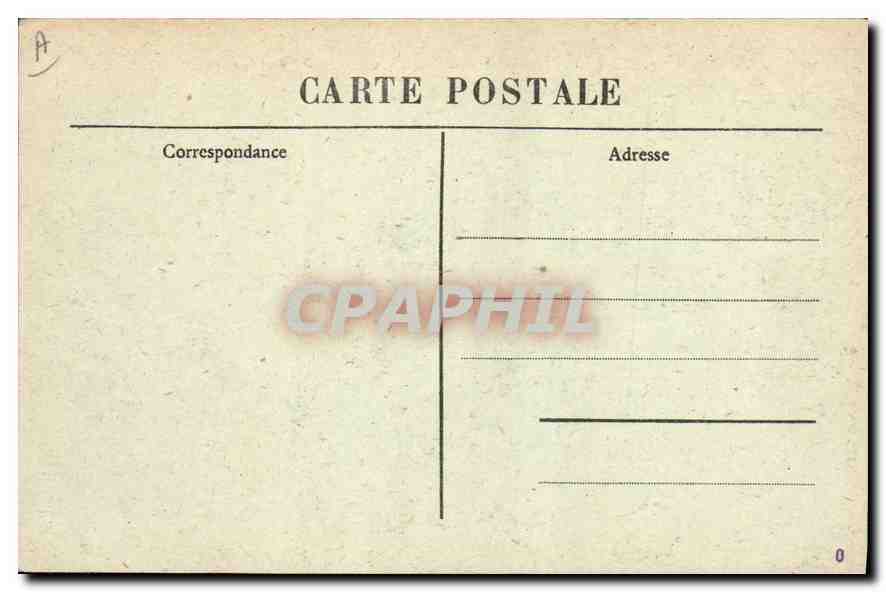 CPA Folklore Une Fête villageoise ( La Bourrée des conscrits) — Verso