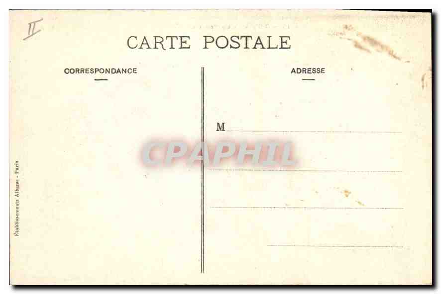 CPA TOURS Le Palais de Justice — Verso