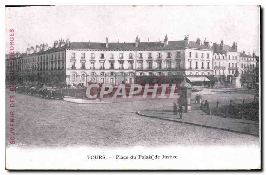 CPA TOURS Place du Palais de Justice