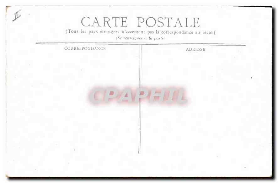 CPA TOURS Place du Palais de Justice — Verso