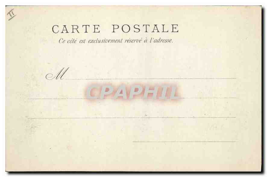 CPA Tarbes Palais de Justice Rue des Grands Fosses — Verso