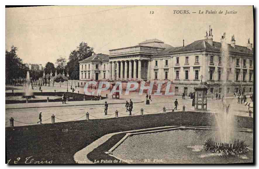 CPA TOURS Le Palais de Justice