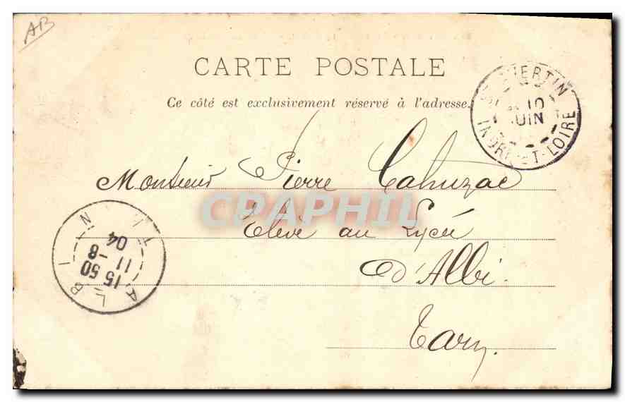 Tours — Revue du 14 Juillet — Place du Palais de Justice — Éditeur : Magen & Cie, n° 1669 — Reverso