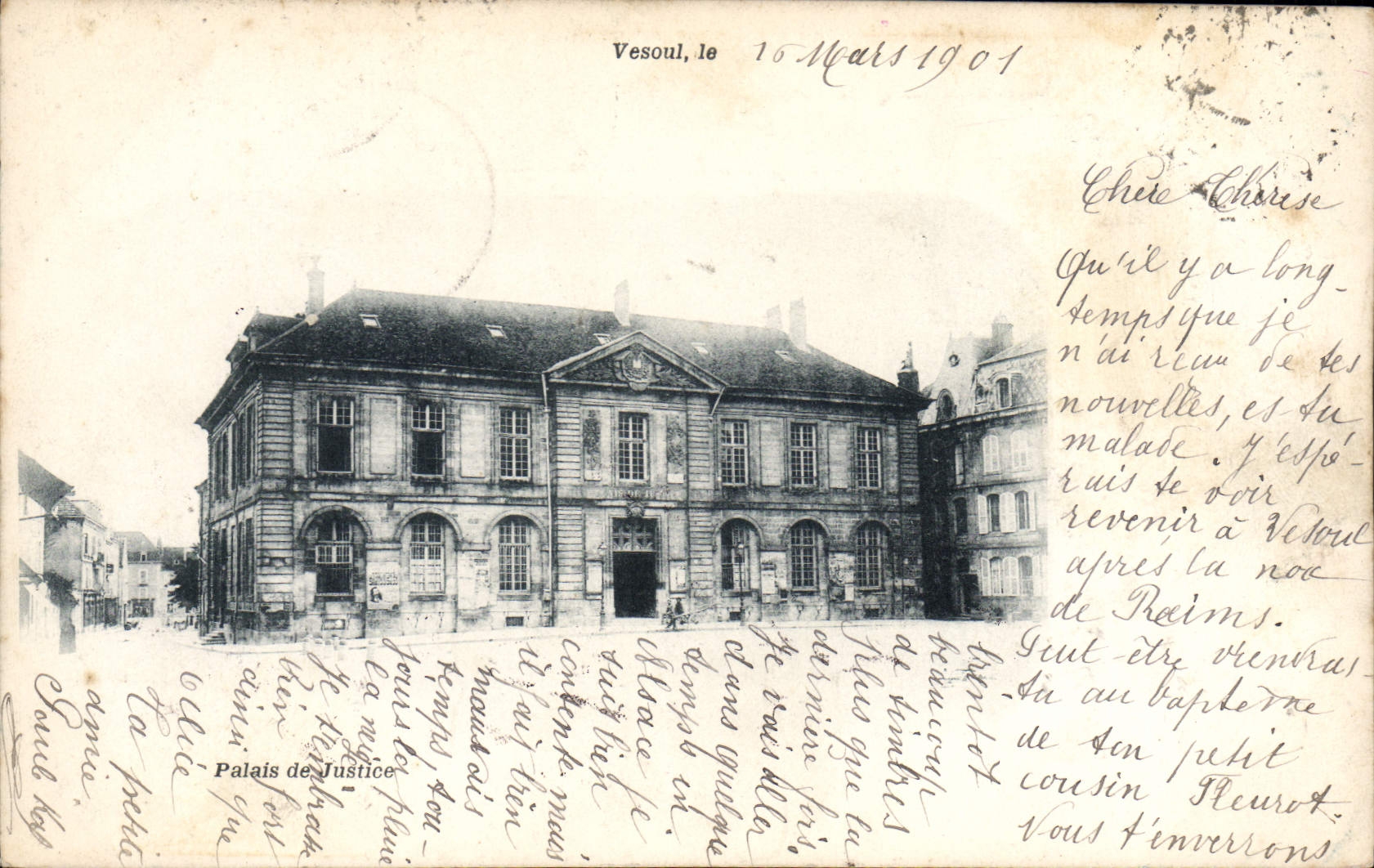 Palais de Justice — Vesoul — éditeur inconnu, n° de série non visible