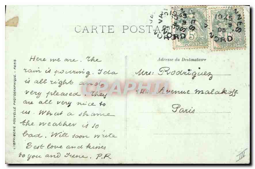 CPA VALENCIENNES Maison du Prêvôt  ( XIIIe siècle )  — Verso